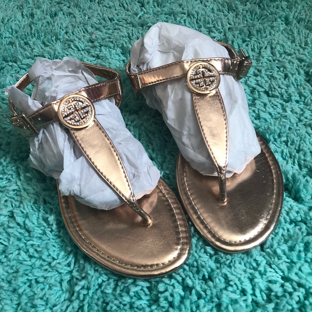 Rose Gold Sandals